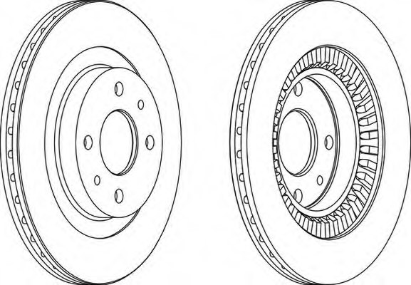 FERODO DDF1147 Brake Disc